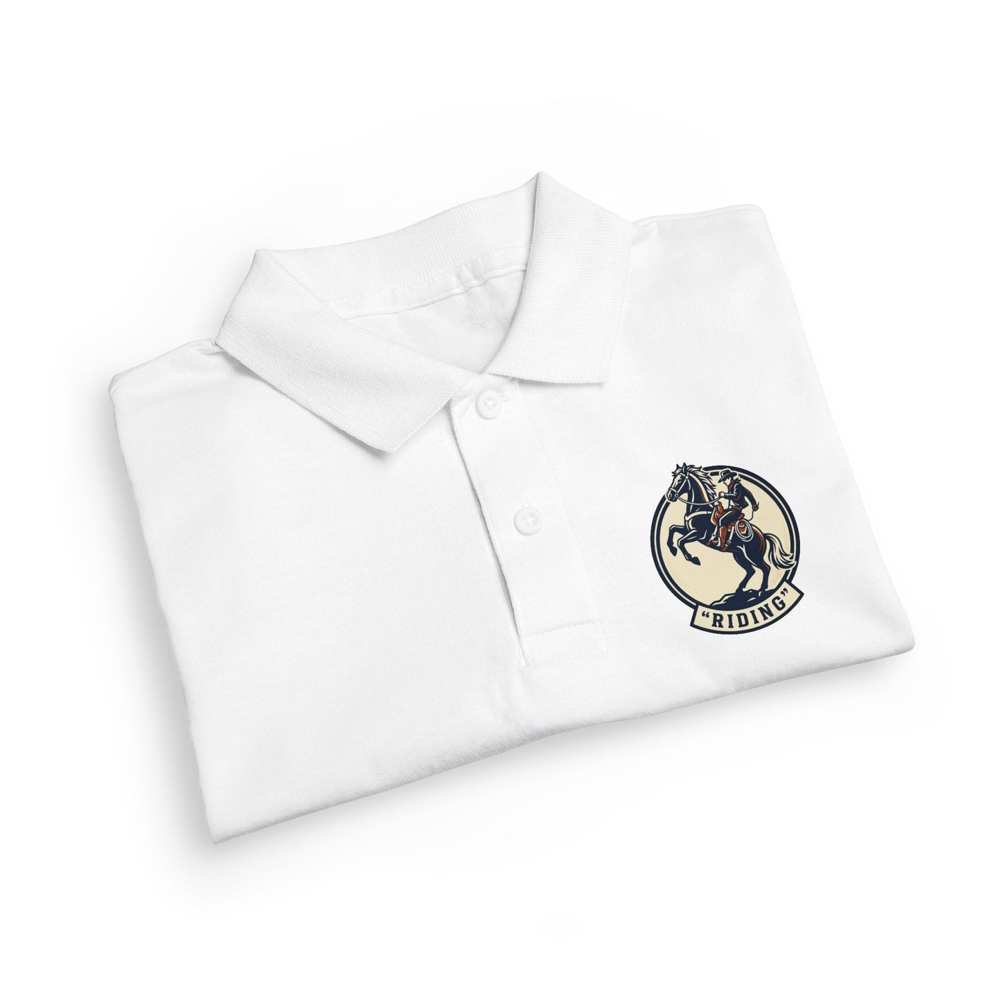 Vintage Globe Explorer logo Youth Polo | embroidered school crest