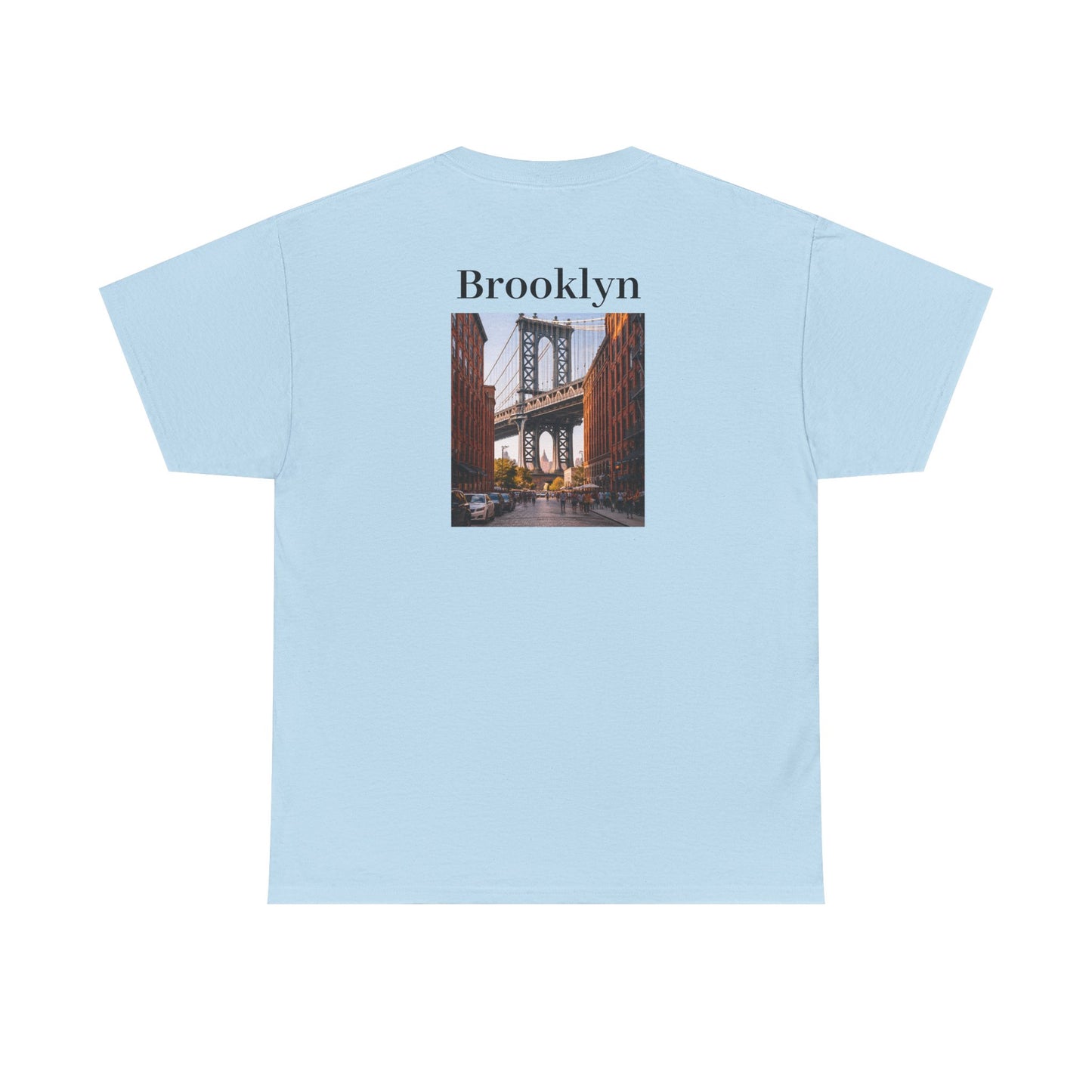 New York Skyline Tee | Brooklyn Bridge Photo T-Shirt