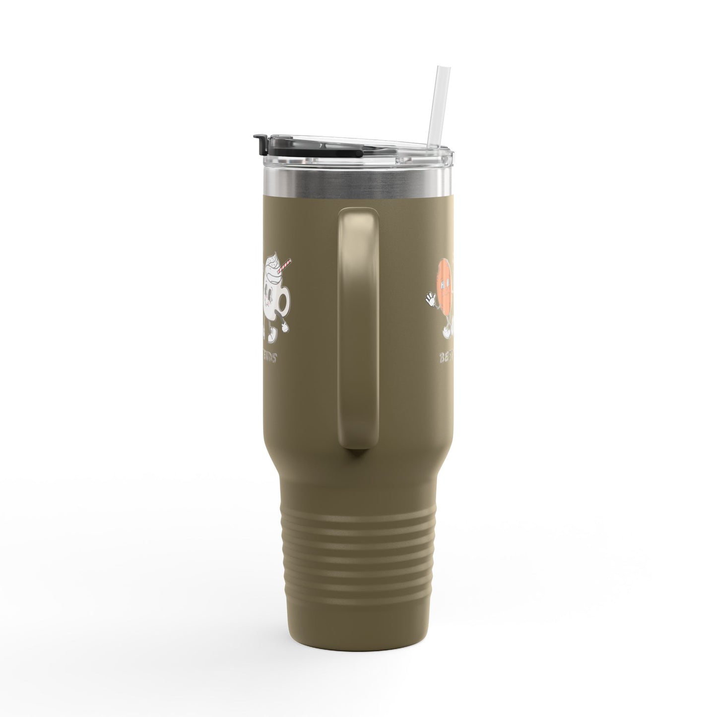 Coffee Bean and Cup Best Friends Travel Mug | 40oz Insulated