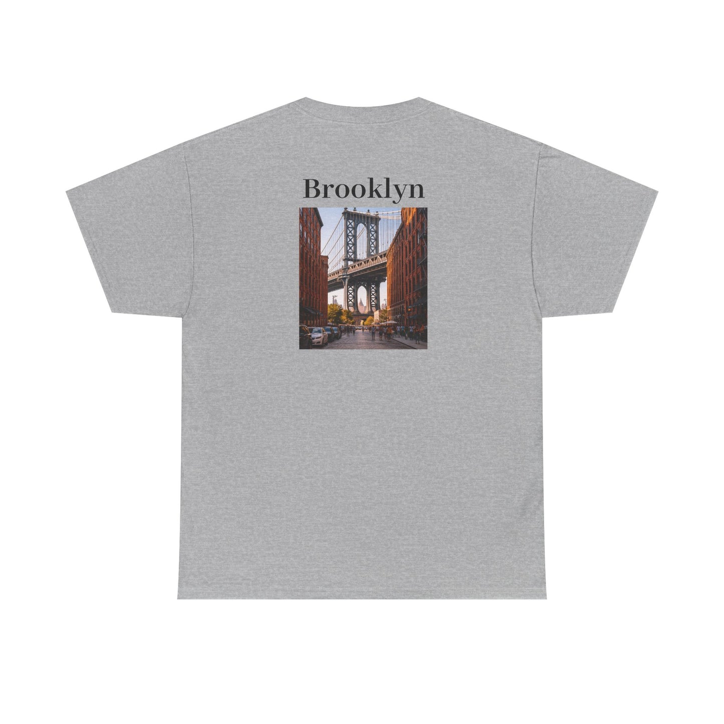 New York Skyline Tee | Brooklyn Bridge Photo T-Shirt
