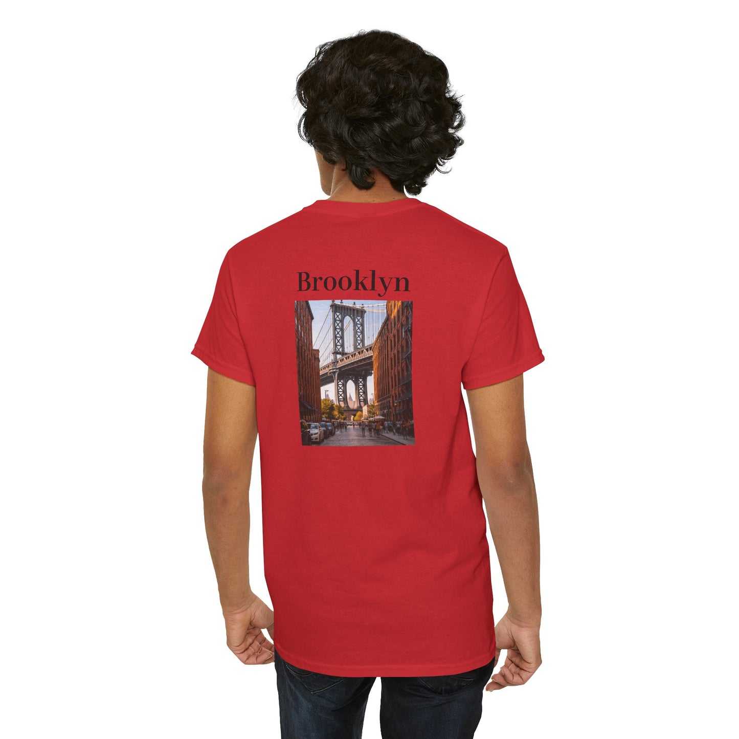 New York Skyline Tee | Brooklyn Bridge Photo T-Shirt