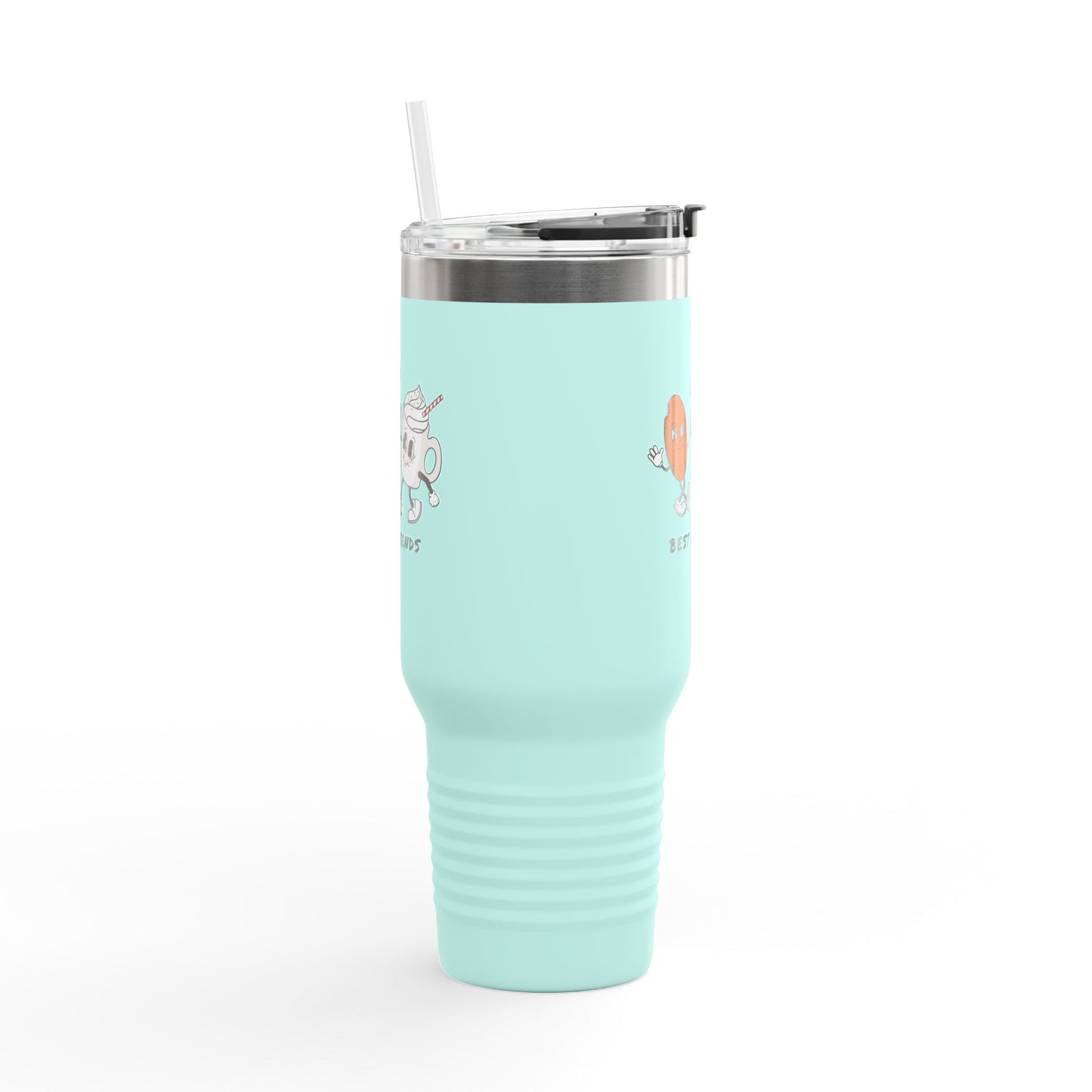 Coffee Bean and Cup Best Friends Travel Mug | 40oz Insulated