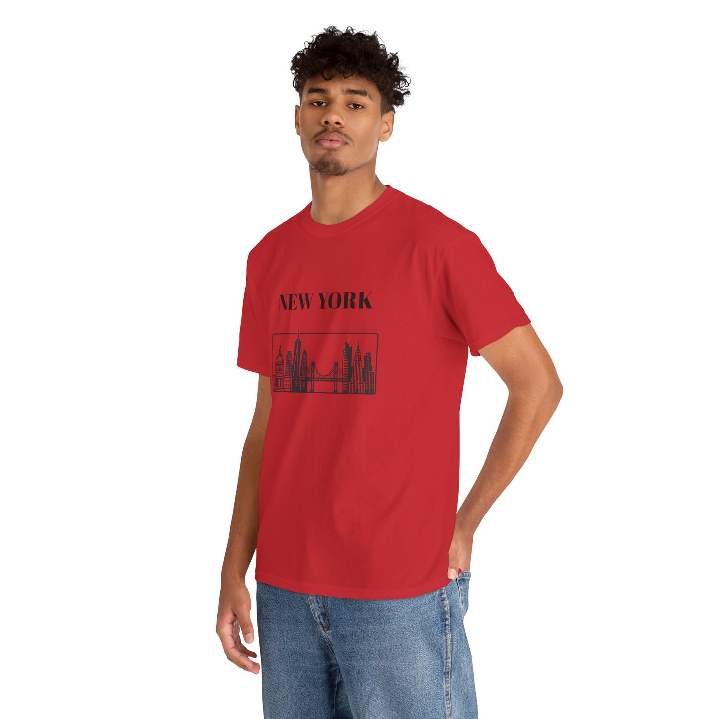 New York Skyline Tee | Brooklyn Bridge Photo T-Shirt