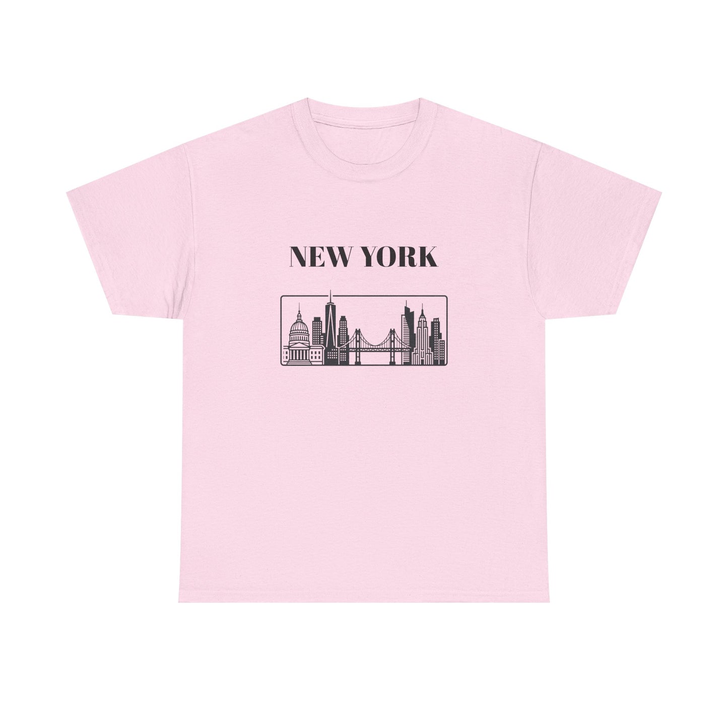 New York Skyline Tee | Brooklyn Bridge Photo T-Shirt