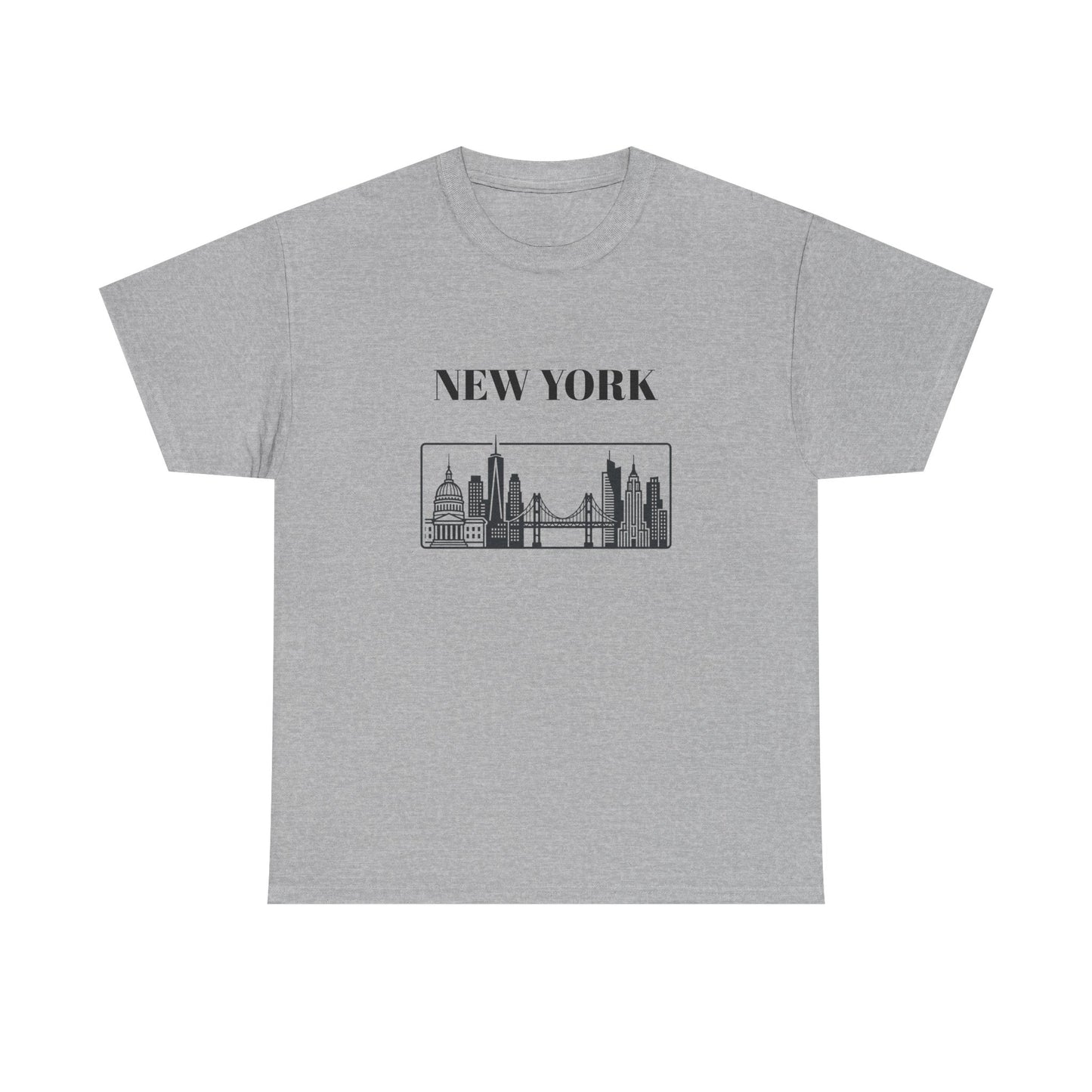 New York Skyline Tee | Brooklyn Bridge Photo T-Shirt