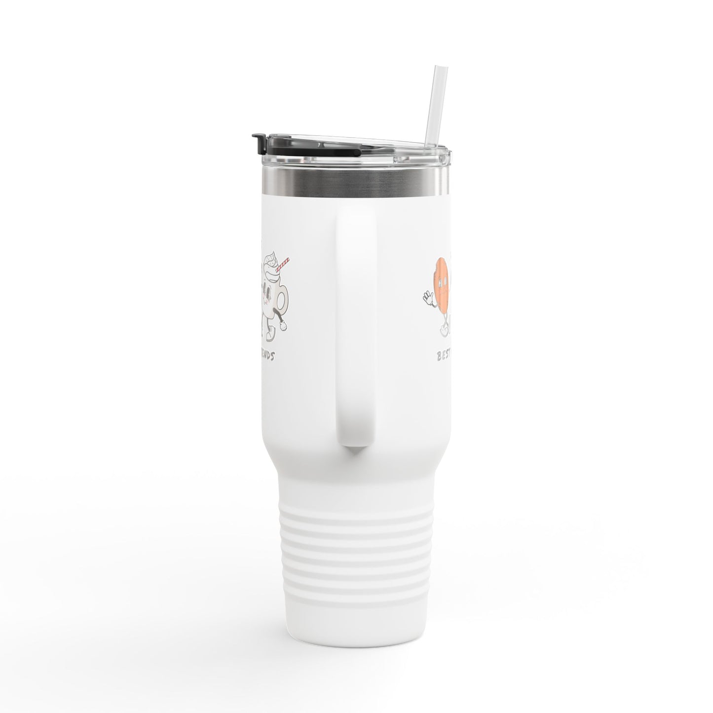 Coffee Bean and Cup Best Friends Travel Mug | 40oz Insulated