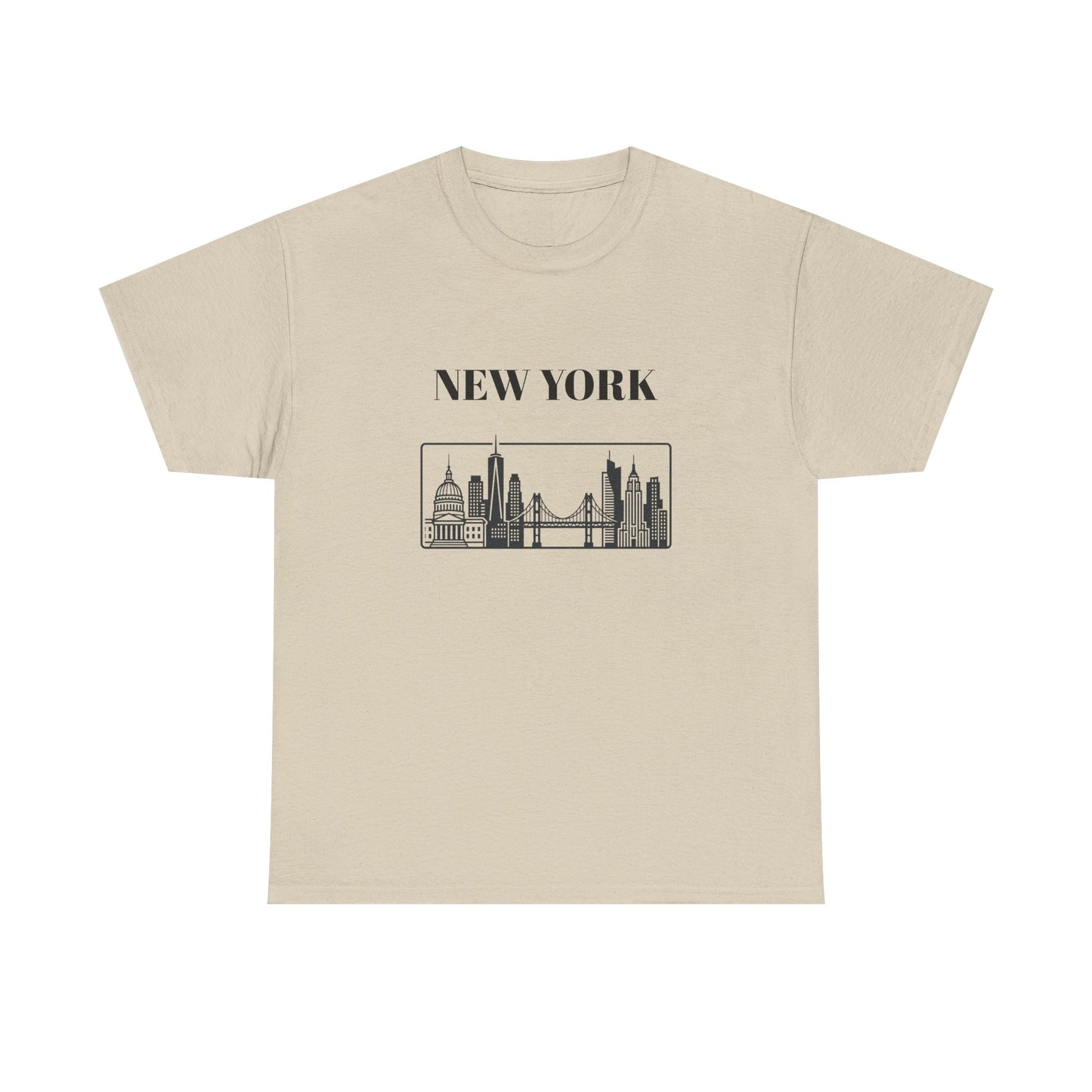 New York Skyline Tee | Brooklyn Bridge Photo T-Shirt