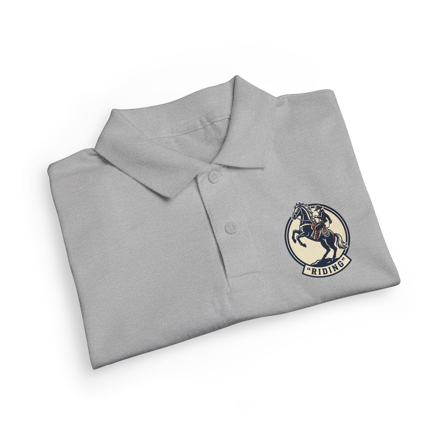 Vintage Globe Explorer logo Youth Polo | embroidered school crest