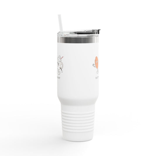 Coffee Bean and Cup Best Friends Travel Mug | 40oz Insulated