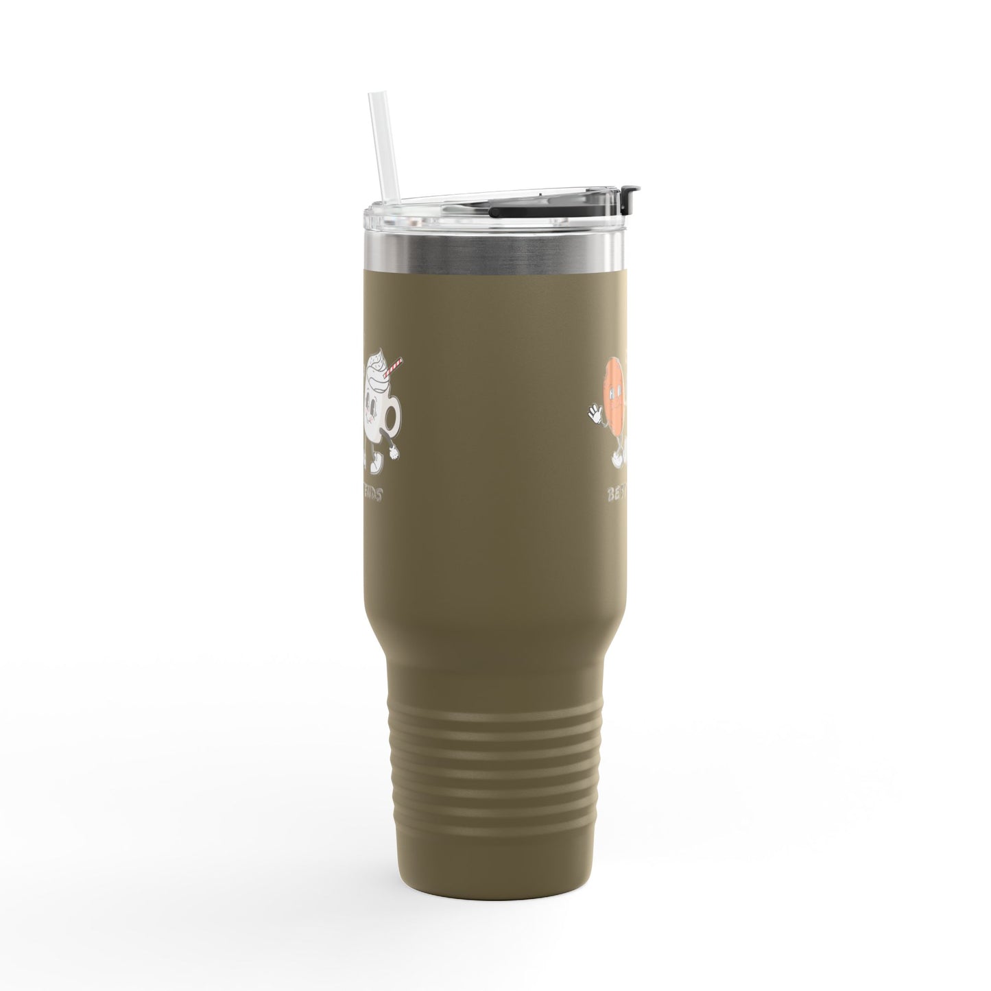 Coffee Bean and Cup Best Friends Travel Mug | 40oz Insulated