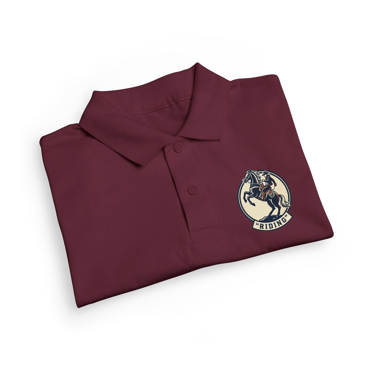 Vintage Globe Explorer logo Youth Polo | embroidered school crest