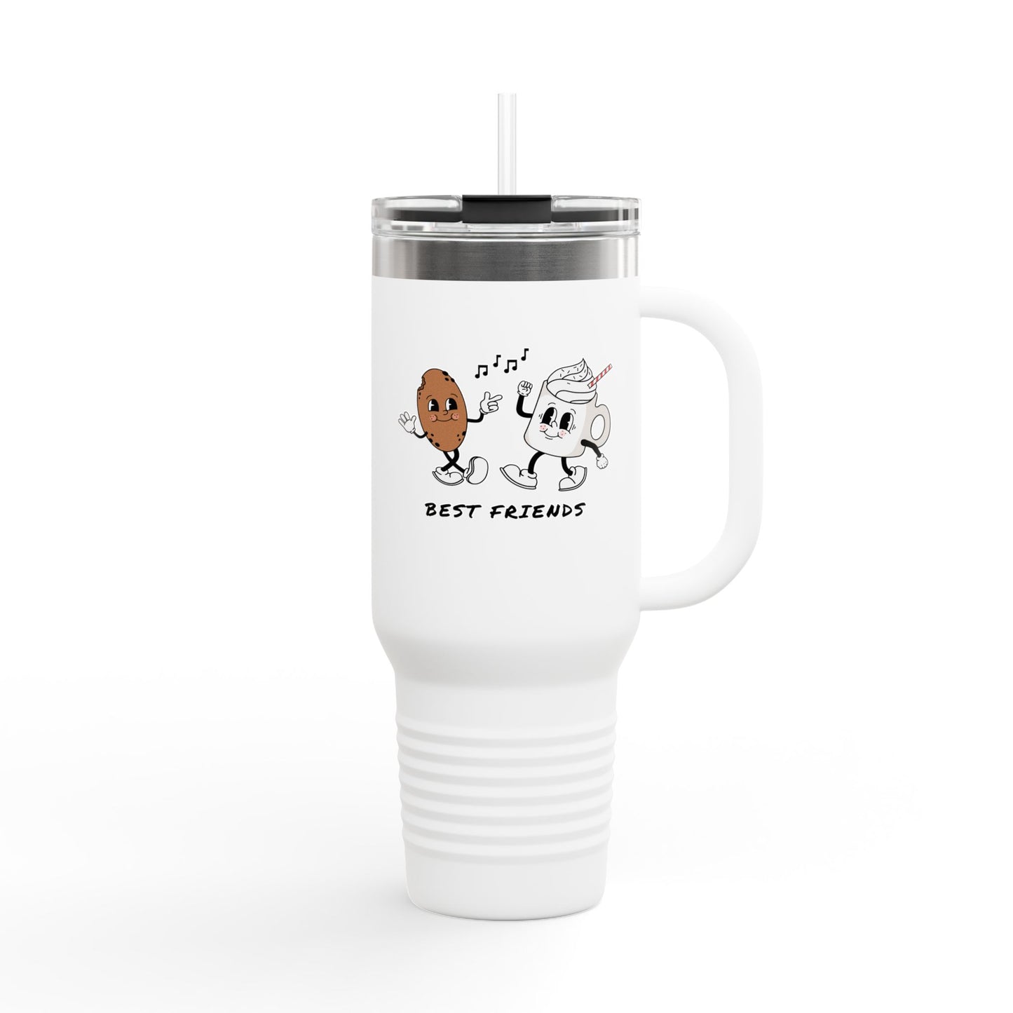 Coffee Bean and Cup Best Friends Travel Mug | 40oz Insulated
