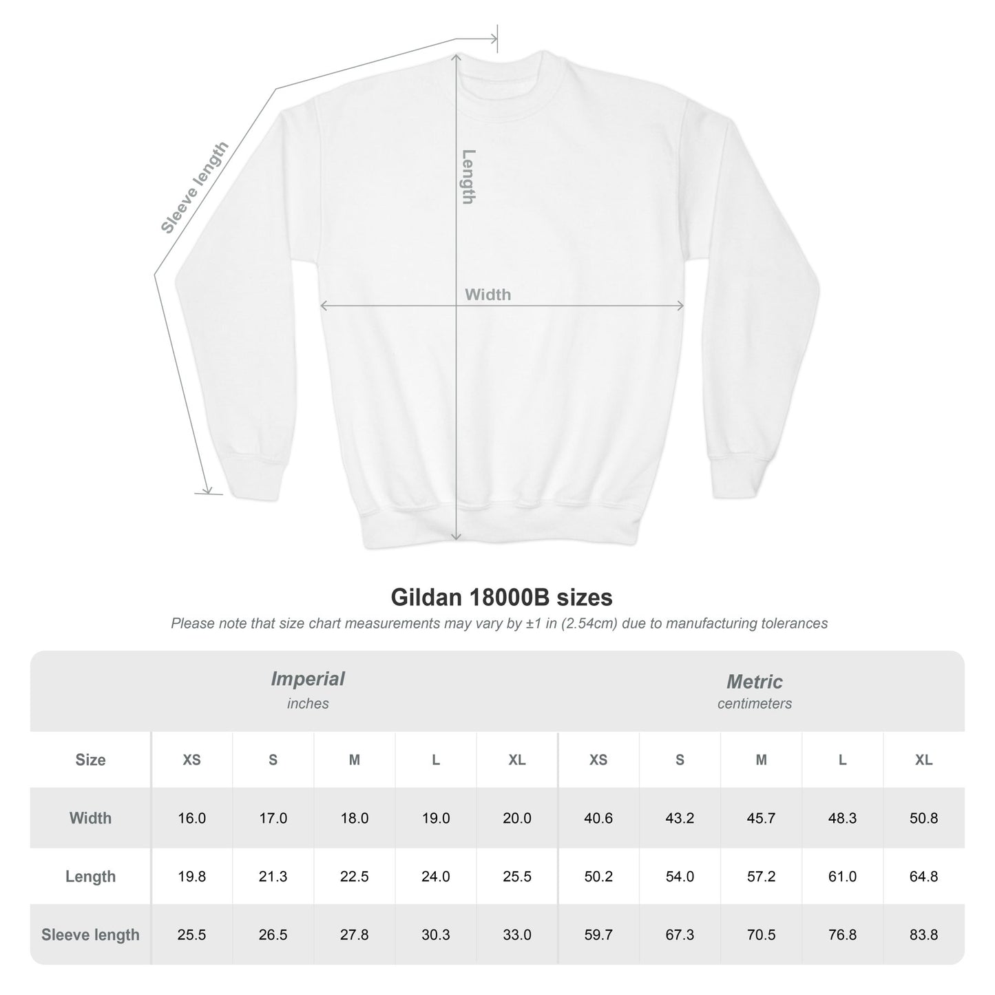 Youth Crewneck Sweatshirt "I  My Mom" - Kids Mother's Day Gift