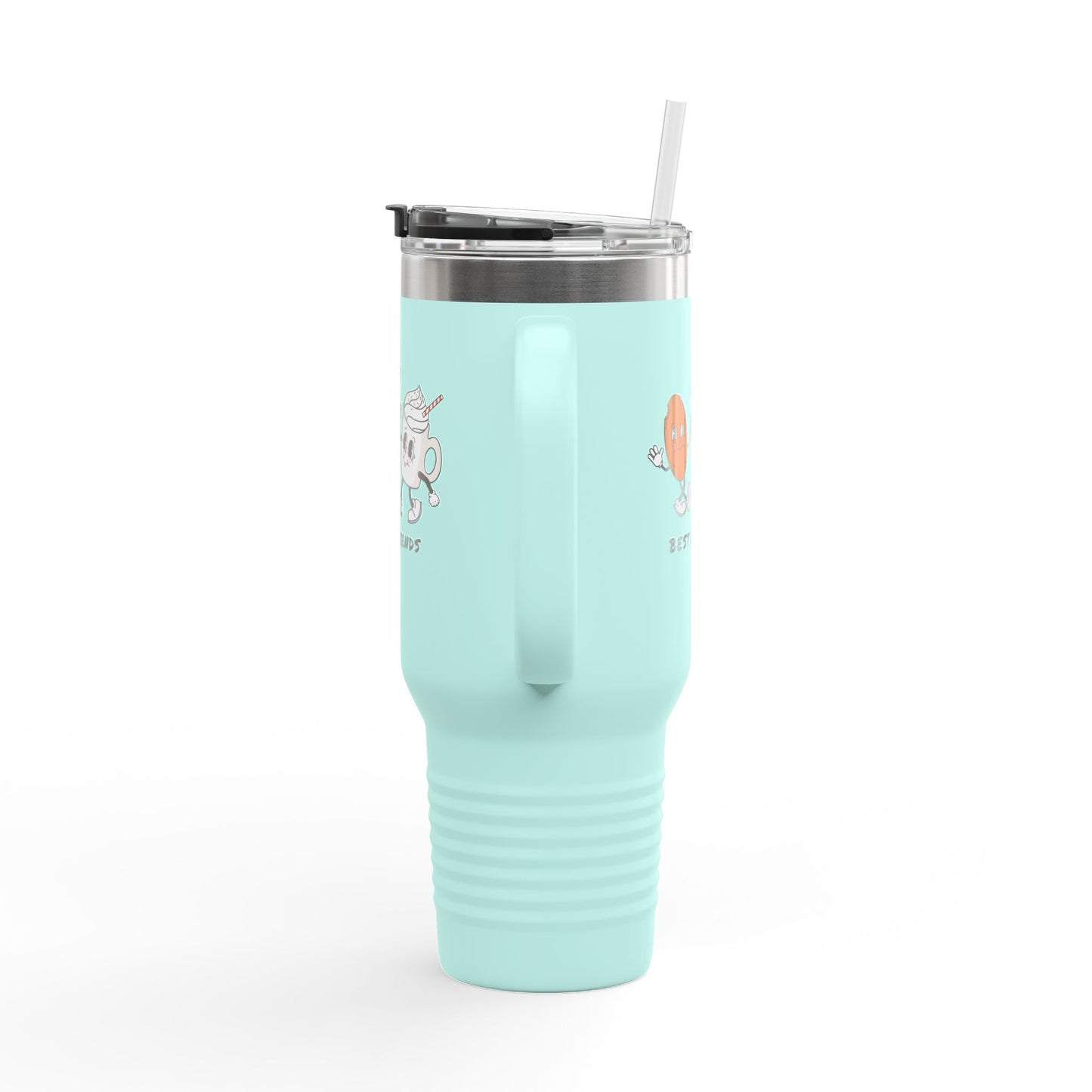 Coffee Bean and Cup Best Friends Travel Mug | 40oz Insulated